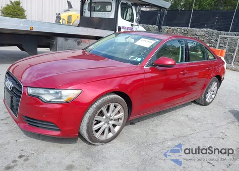 2013 Audi A6 3.0T Premium z USA, uszkodzony, nr VIN WAUGGAFC5DN045748